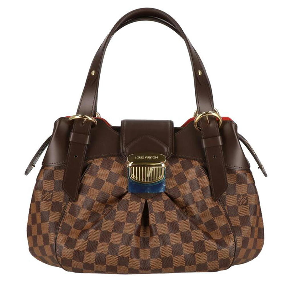 Louis Vuitton Sistine Damier Ebene Brown Leather